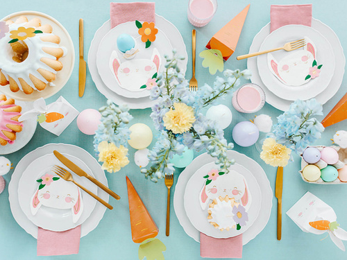 Nyuszi szalvéta - 14,5 x 12 cm - 20 db.