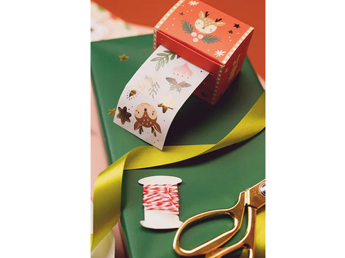 Boldog karácsonyt matricák - 52 db.