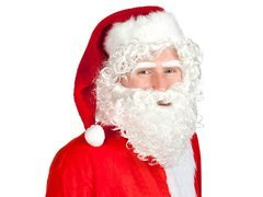 Mikulás paróka szakállal és szemöldökkel - 1 kpl.