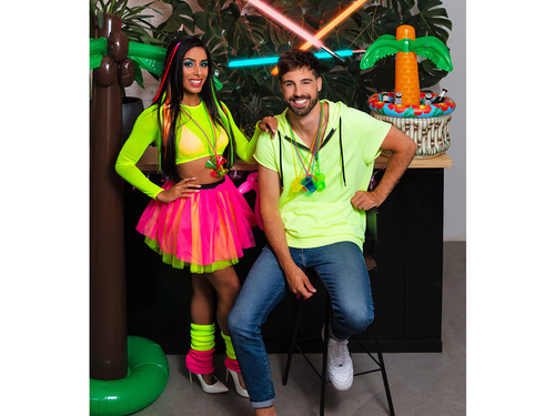 Neonsárga lábmelegítő