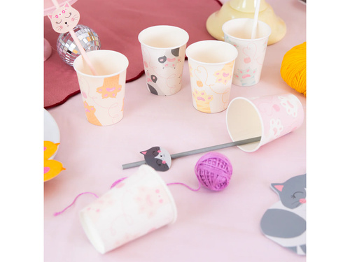 Papírpoharak Cats - 220 ml - 6 db.