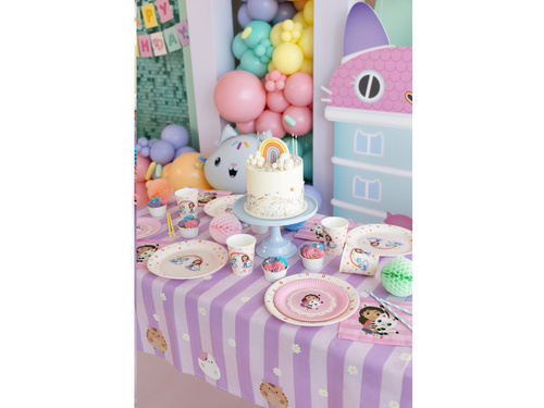 Gabi macskaháza születésnapi papír terítő - 120 x 180 cm - 1 db.