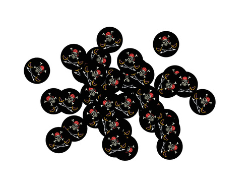 Születésnapi konfetti kalóz - 36 db.