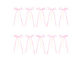 Cake Cupcake Picks - rózsaszín - 10 db.