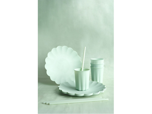 Sage újrahasználható műanyag poharak fodorral - 220 ml - 4 db.