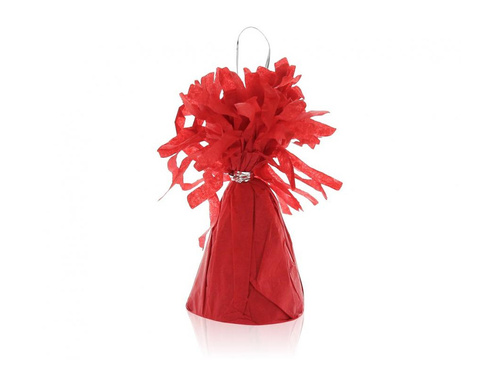 Fóliasúlyok héliummal töltött léggömbökhöz - pasztell piros - 145 g