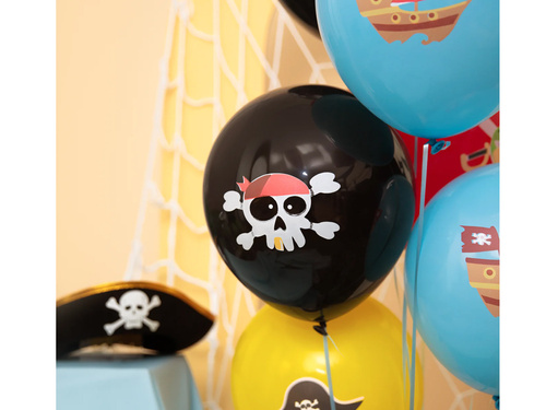 Kalózok latex lufi - 30 cm - 8 db.