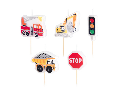 Piknik gyertyák építése - 5 db.