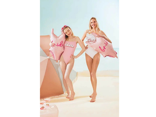 Menyasszonyi fürdőruhás fólialufi - 37 x 68 cm - 1 db.