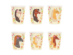Horsies papírpoharak - 220 ml - 6 db.