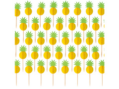 Koktélpálcika ananász - 14 cm - 50 db.