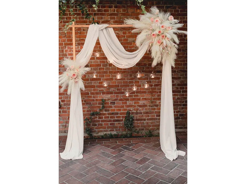 Mesterséges krémszínű pampafű - 10 x 45 cm - 1 db.