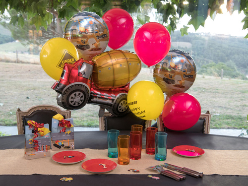 Készlet építőipari lufik - 10 db.