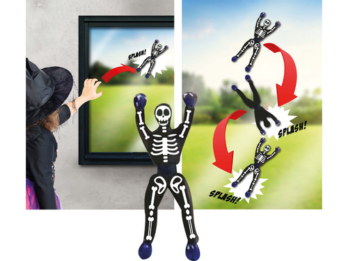 Halloween latex csontváz játék - 1 db.