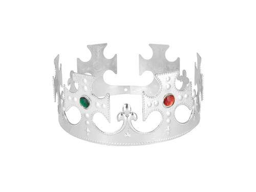 Királyi korona állítható - ezüst - 1 db.