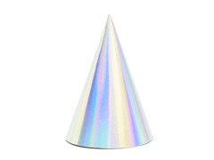 Irizáló holografikus kupakok - 6 db.