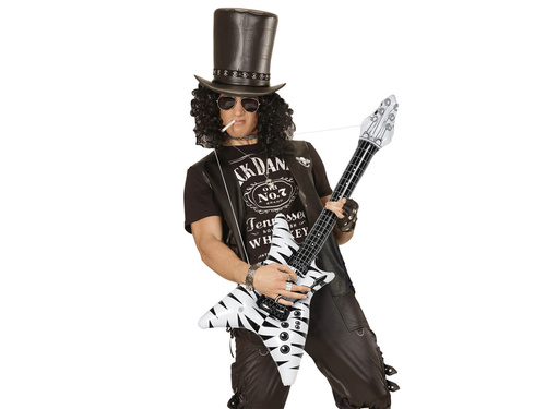 Felfújható zebra gitár - 95 cm - 1 db.