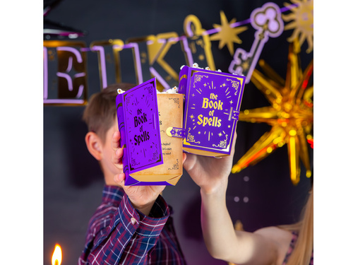 Varázslatok könyve popcorn dobozok - 9x12,5 cm - 3 db.