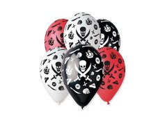 Pasztell lufi mix színek Kalózok - 30 cm - 5 db.