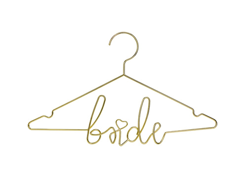 Menyasszonyi fém fogas arany - 1 db.