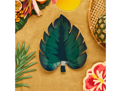 Trópusi levelek papírtányér -24cm x 20cm - 8 db.