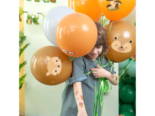 Erdei barátok latex lufi - 30 cm - 8 db.