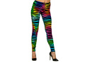 Zebra neon leggings