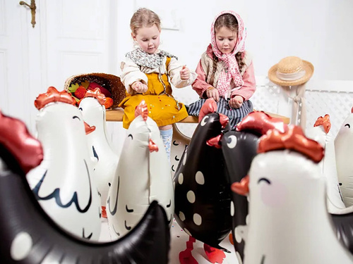 Kakas sétáló lufi - 45 x 42 cm - 1 db.