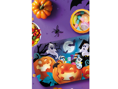 Vidám Halloween tálca - 24 x 39 cm - 1 db.