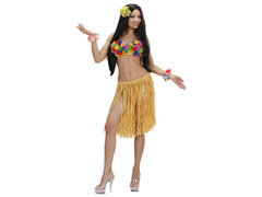 Hawaii rövid szalmaszoknya - 55 cm - 1 db.