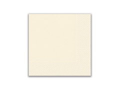 3 rétegű szalvéta 33 cm, krém - 20db.