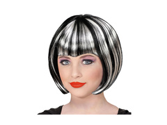 Fekete-fehér Halloween paróka