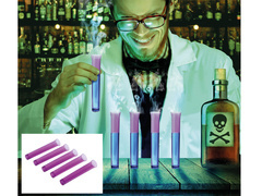 Lila kémcsőpoharak - 4 db.