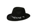 Fekete Al Capone gengszter kalap - 1 db.