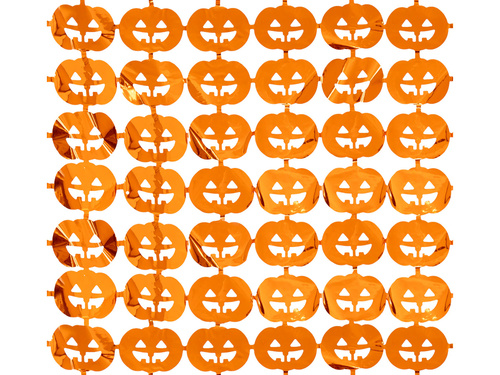 Halloween függöny - ajtófüggöny - Tök - 100 x 200 cm