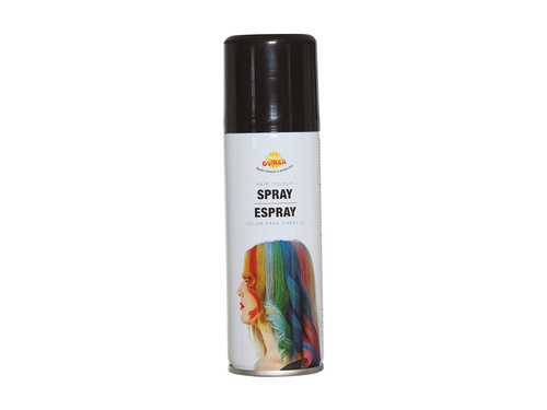 Mosható pasztell hajspray 125 ml - fekete