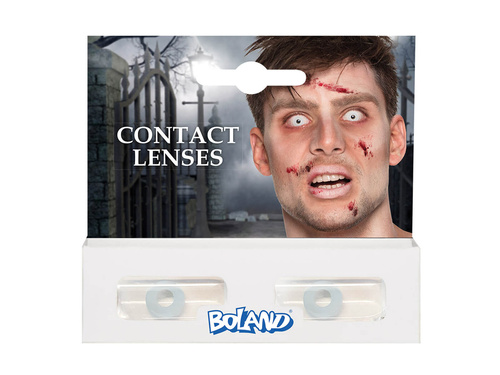 Kontaktlencse "Fehér zombi" - 3 hónap