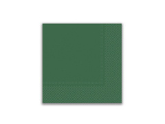 3 rétegű szalvéta 33 cm, zöld - 20 db.