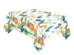 Szafari születésnapi terítő - 120 x 180 cm - 1 db.