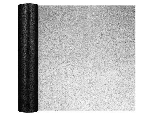 Glitter tüll fekete - 30 cm x 9 méter - 1 db.