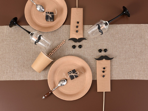 Kraft tányérok - 22,5 cm - 10 db.