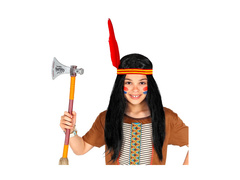 Indián paróka fejpánttal és tollal