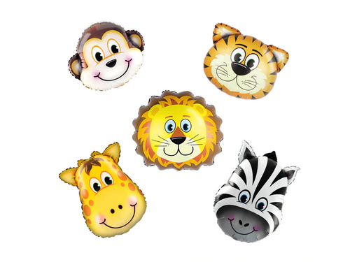 Fólia lufik Állatok Szafari - 5 db.