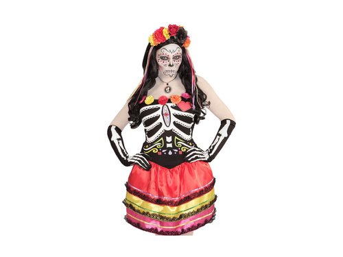 Csontváz kesztyű 50 cm - elöl és hátul nyomtatva