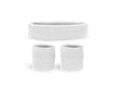 Fehér sportfodrok készlet - 3 darab.