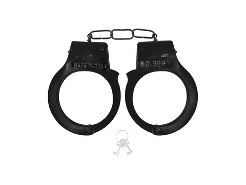 Rendőrségi bilincs fekete - 1 db.