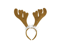 Rénszarvas szarvas fejpánt csengettyűkkel és szőrmével