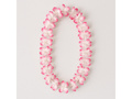 Hawaii rózsaszín és fehér nyaklánc - 90 cm - 1 db.