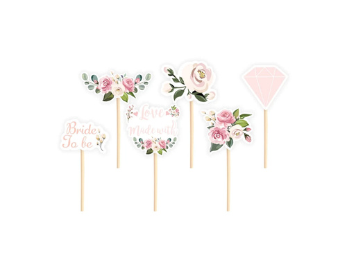 Muffin Pippers Virágok a leánybúcsúra - 6 db.