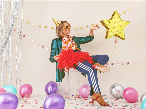 Arany tizennyolcadik születésnapi kalapok - 6 db.